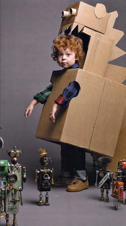 Trajes de material reciclable para niños (super faciles)