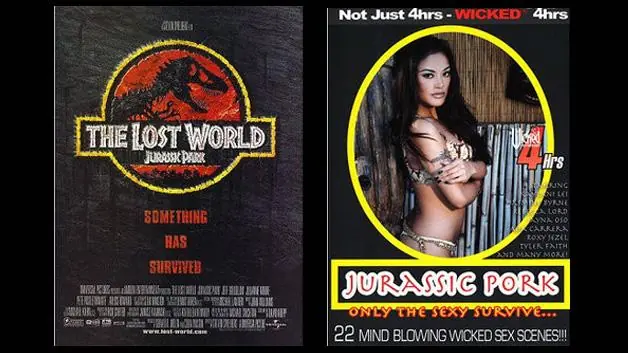 Películas famosas de Hollywood y sus versiones porno (FOTOS