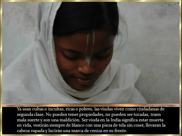 India! la intolerable conducta hacia las viudas!