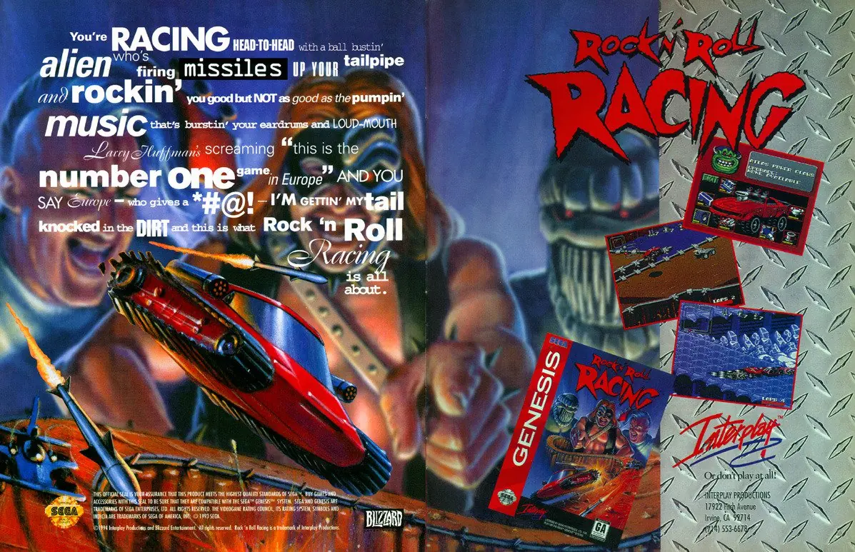 10 curiosidades rock and roll racing