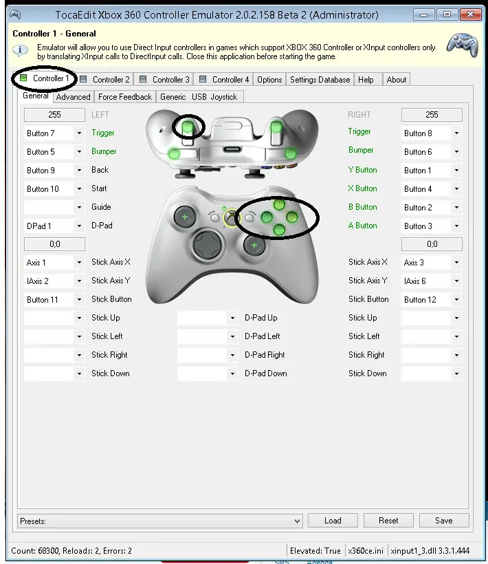 emulador de mandos xbox 360