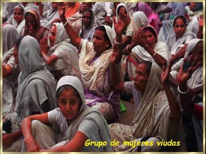 India! la intolerable conducta hacia las viudas!
