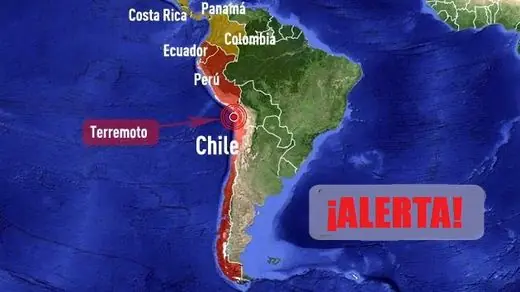 Chile registra más de mil 200 réplicas tras sismo de 8.4
