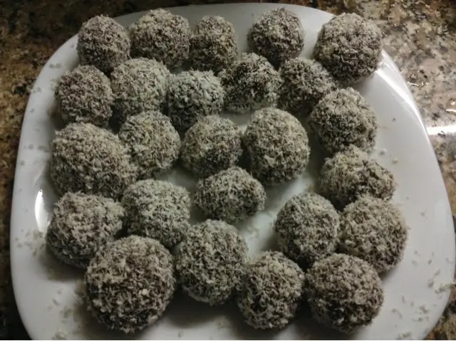 trufas con chocolinas
