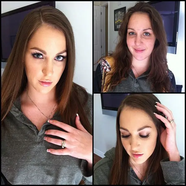 44 Fotos De Actrices Porno Con Y Sin Maquillaje