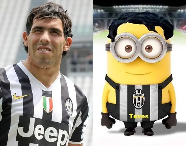 ¿Carlos Tevez es un minion?