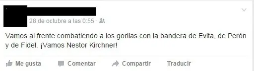 Estados de Facebook de militontos K