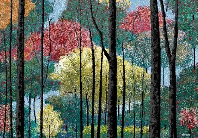 Impresionante Arte Hecha Solo Usando Paint