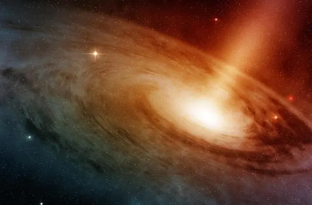los científicos ven a un agujero negro expulsar algo