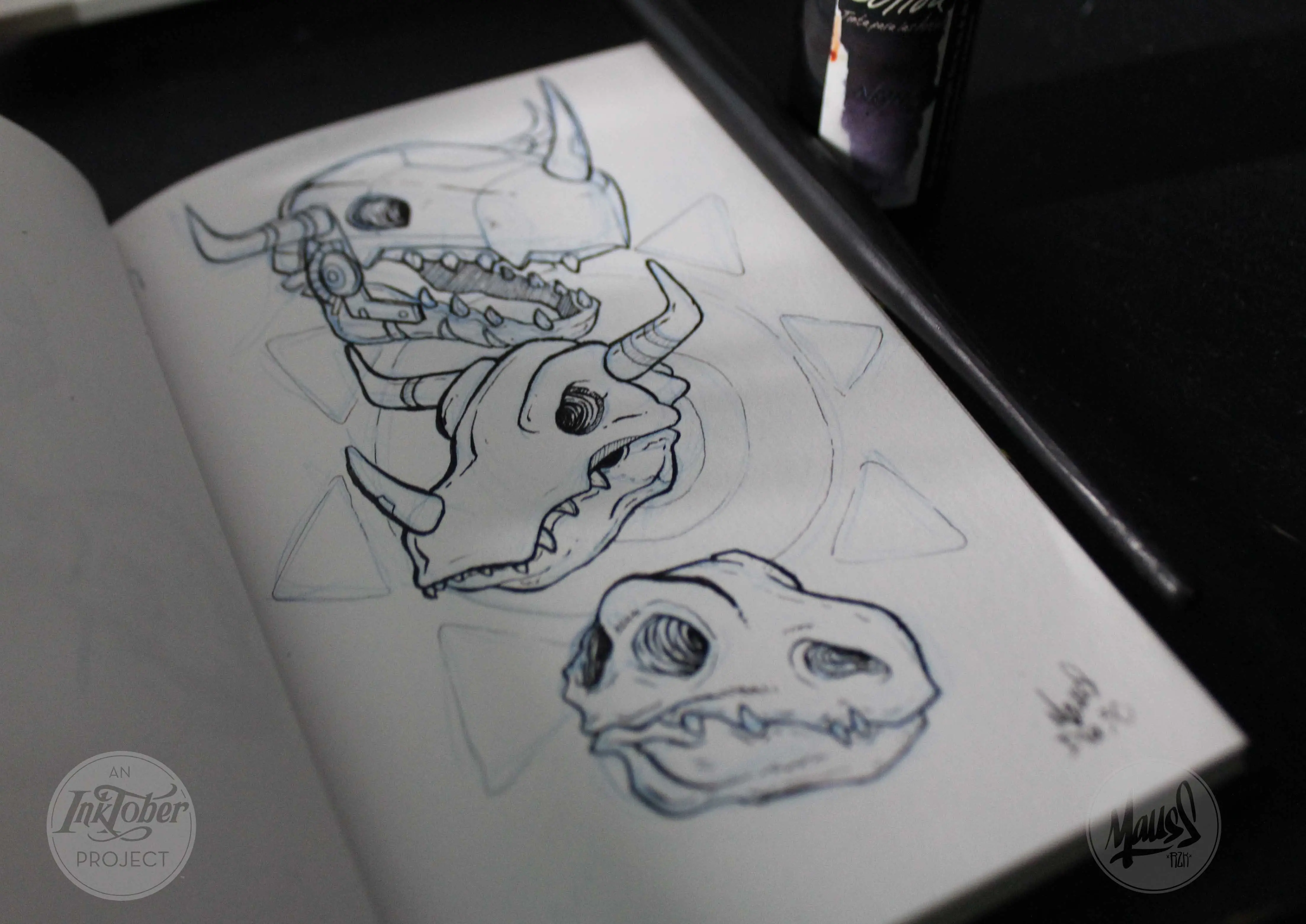 Inktober Ilustraciones a tinta