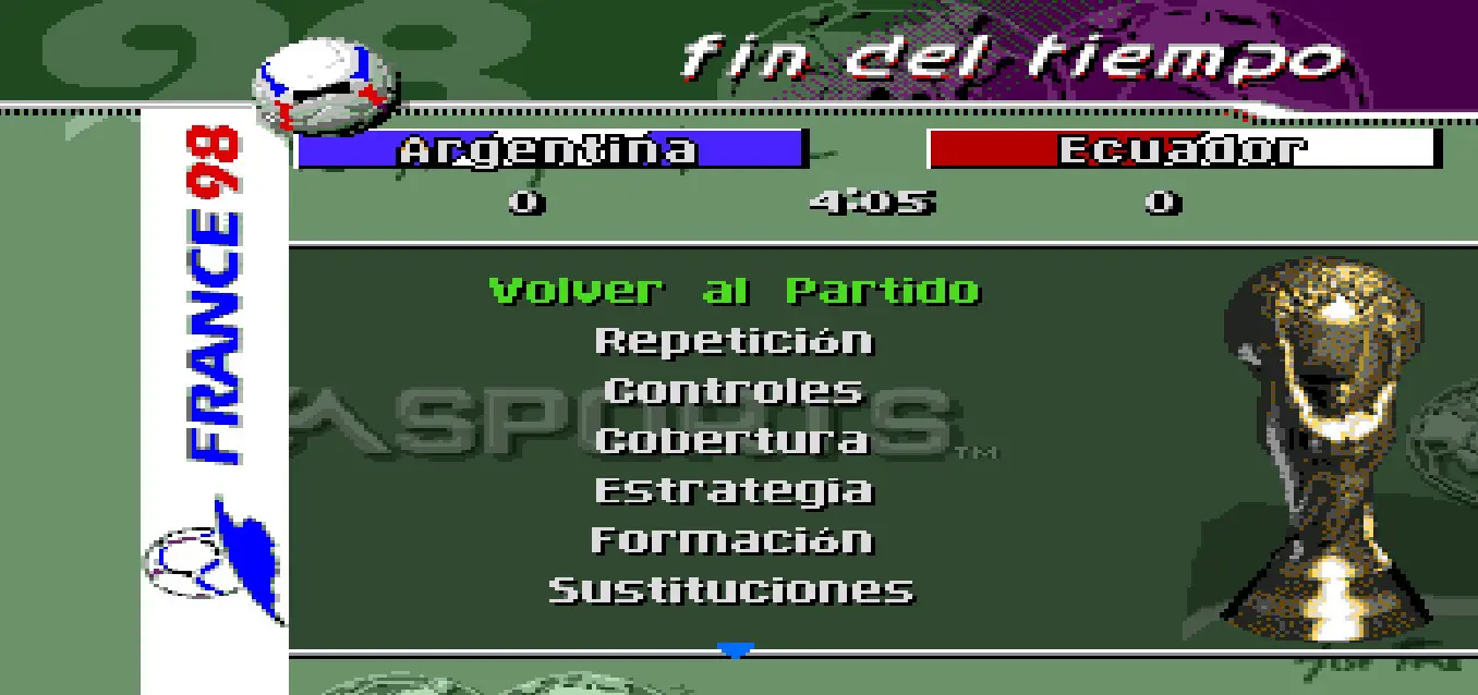 Argentina - Ecuador (resumen en Fifa 98) Argentina - Ecuador (resumen en Fifa 98)