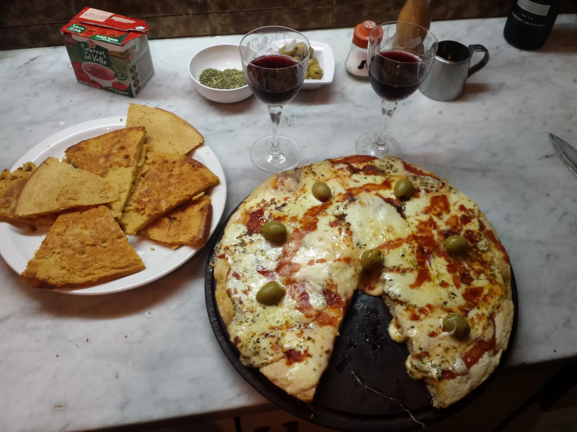 como hacer pizza casera