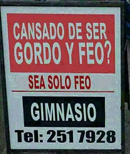 A que te reís con estos carteles!!