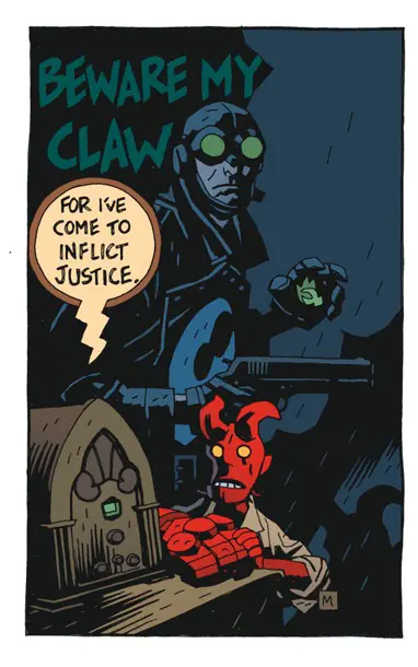 Genial arte de Mike Mignola