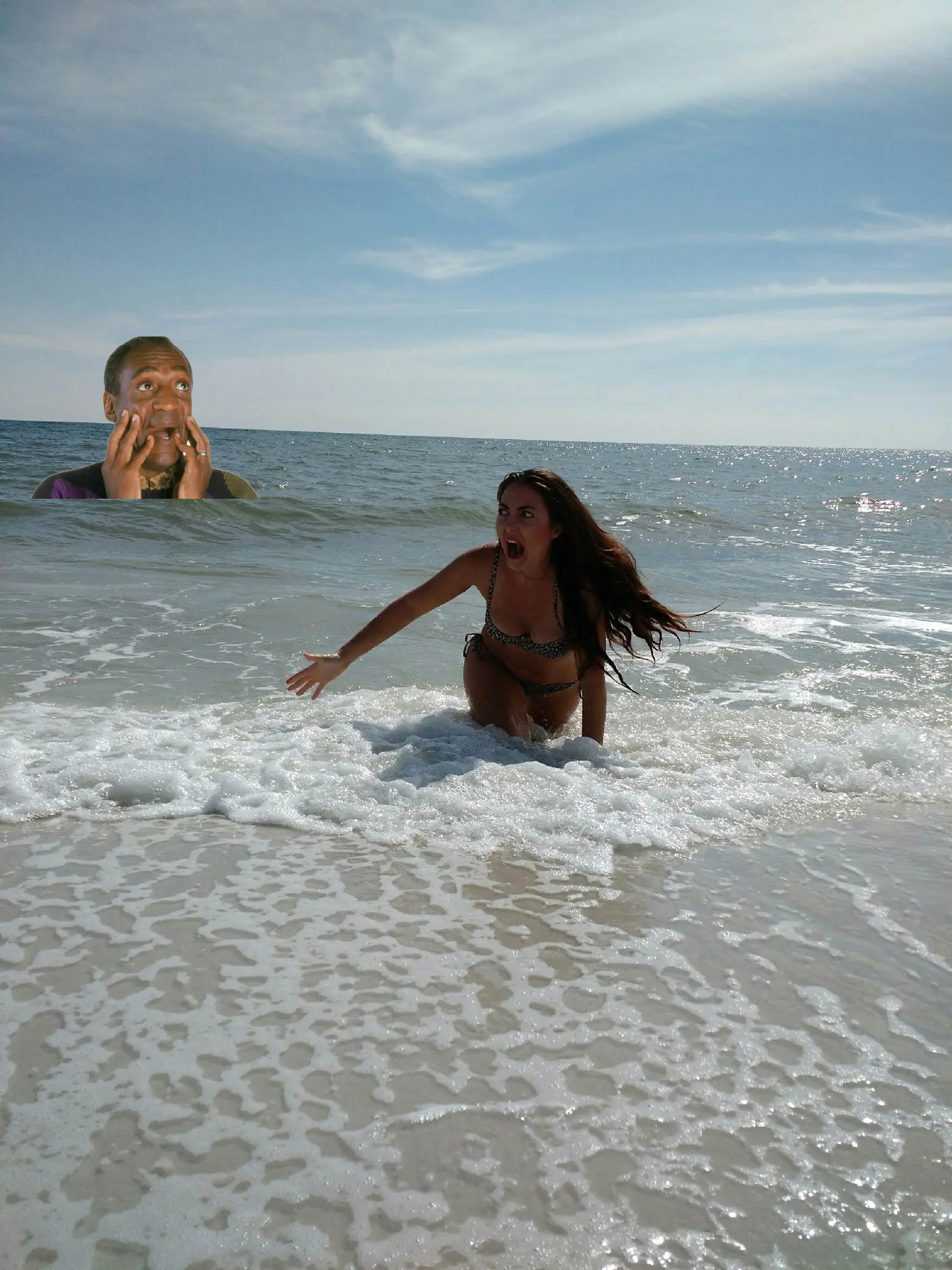 Se sacó una foto y la Photoshopearon con de todo