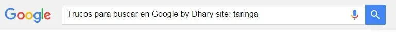Buscar en google taringa