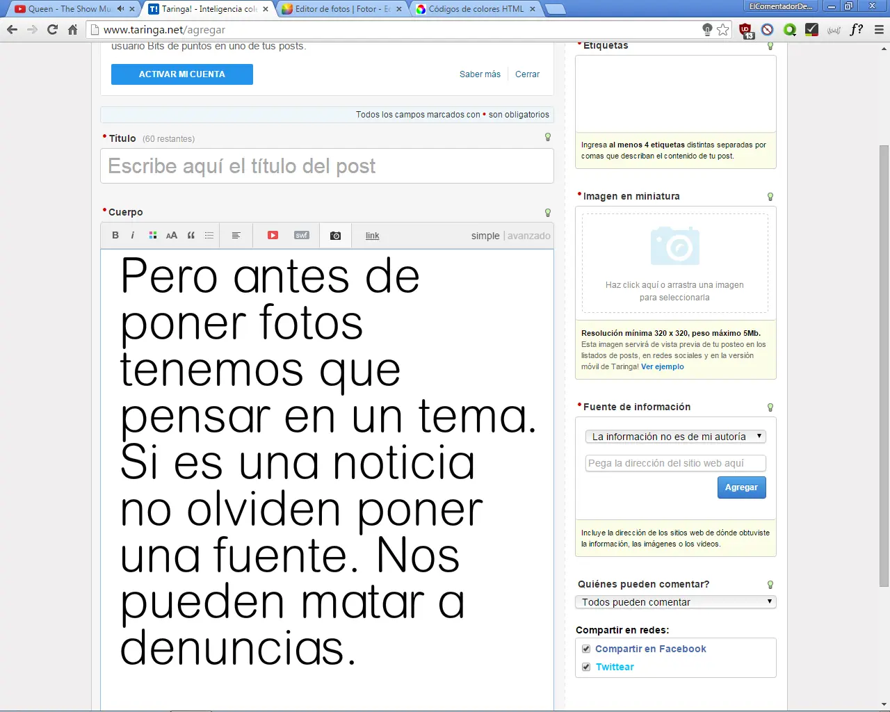 Gente inexperta