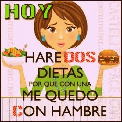imagenes graciosas sobre dietas