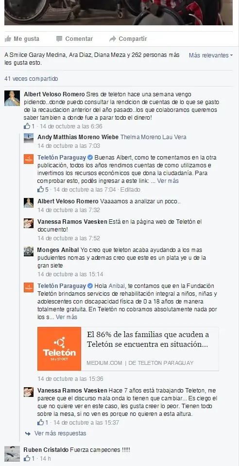 teleton paraguay 2015
