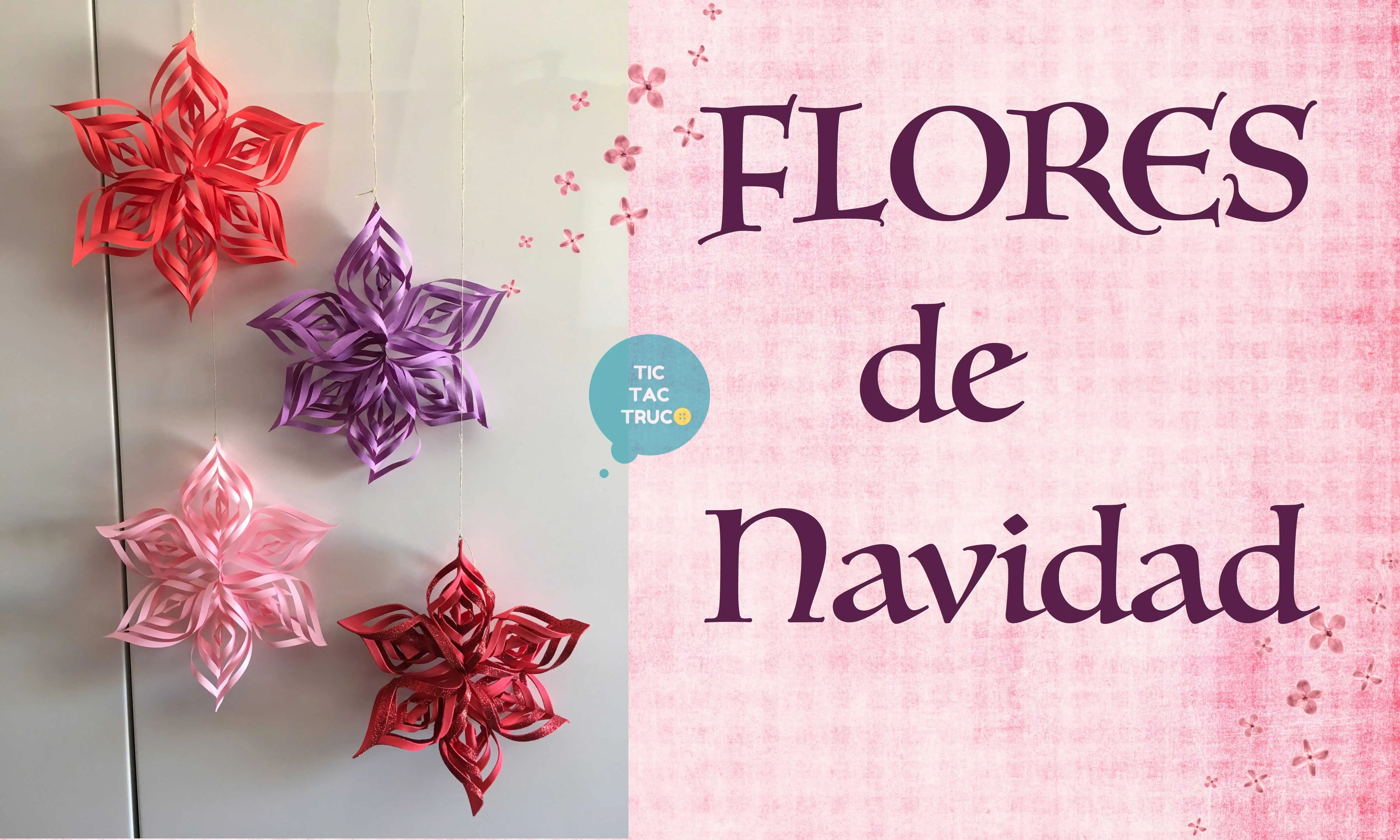 Estrellas de Navidad de papel