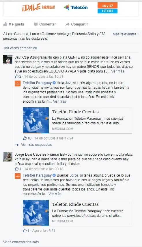 rendicion de cuentas