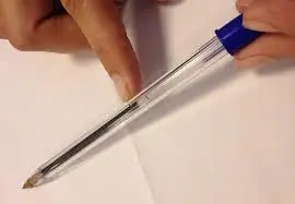 ¿Para que sireve el hueco de los lapiceros Bic?