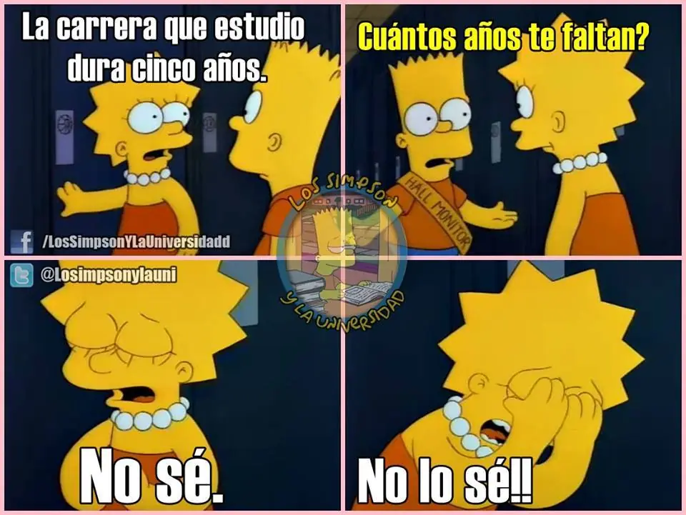 los simpsons y la universidad