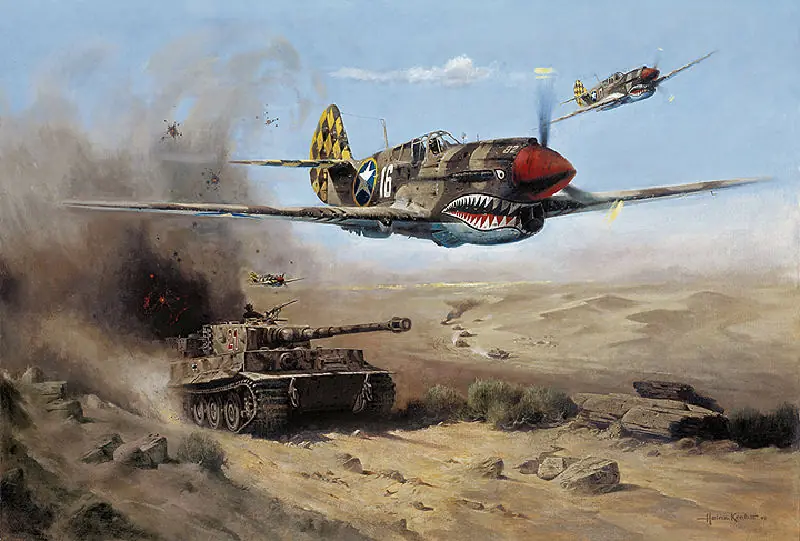 El liderazgo del general Erwin Rommel.