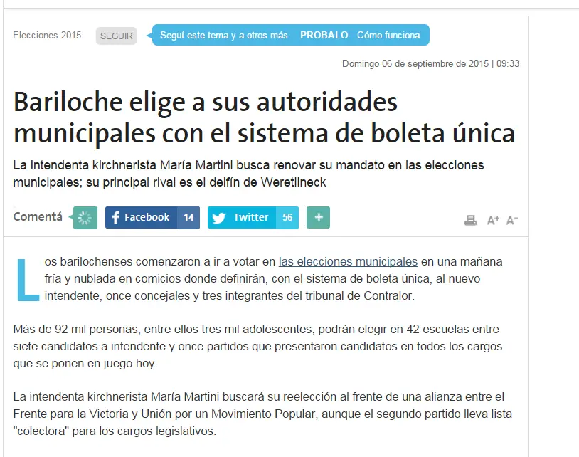 Kirchnerismo con boleta única perdió por paliza