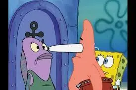Bob esponja y Patricio andan mas duros que una porcelana