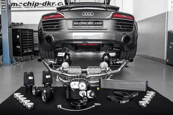El Audi R8 V10 de McChip-DKR