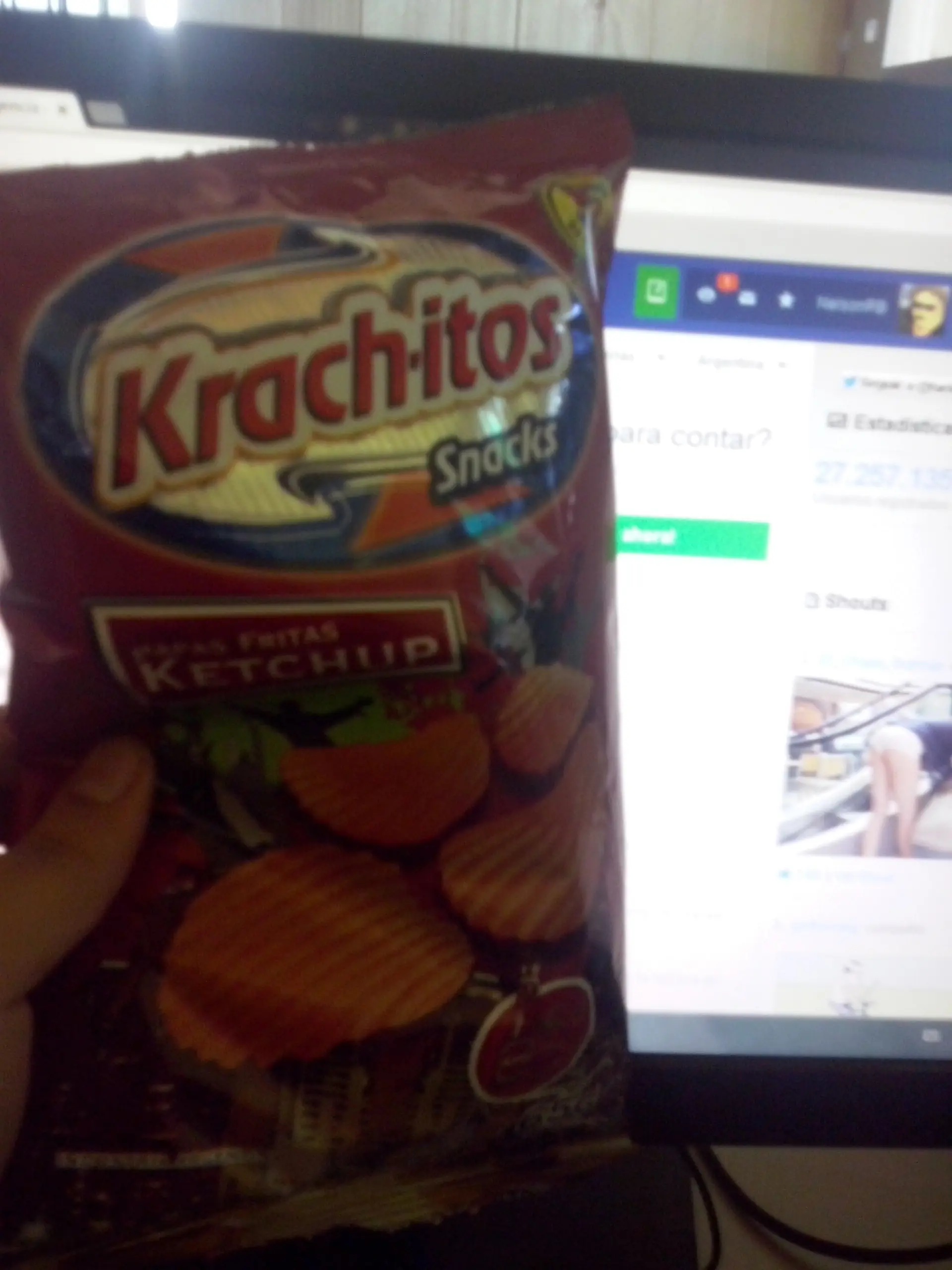 Me bajé unas krachitos y te lo tromues