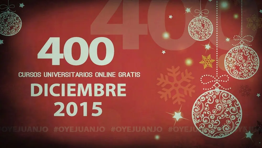 400 cursos online gratis para diciembre 2015