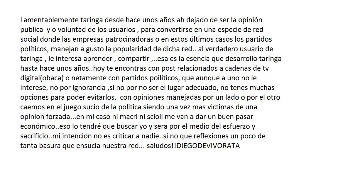 una pequeña reflexion