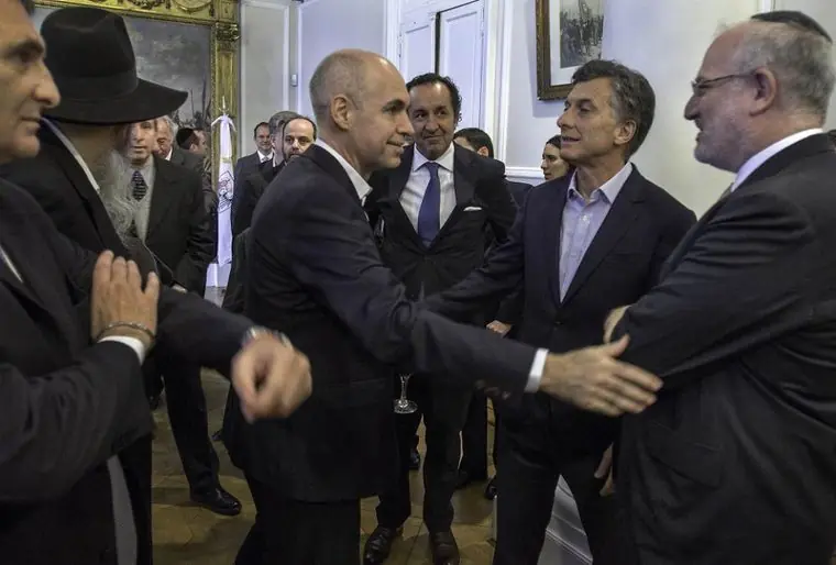 Macri: "Quiero que la Argentina sea socia de Israel"