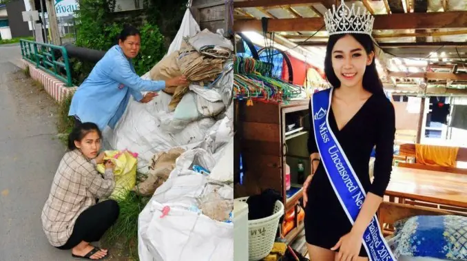 La foto viral de una reina de belleza