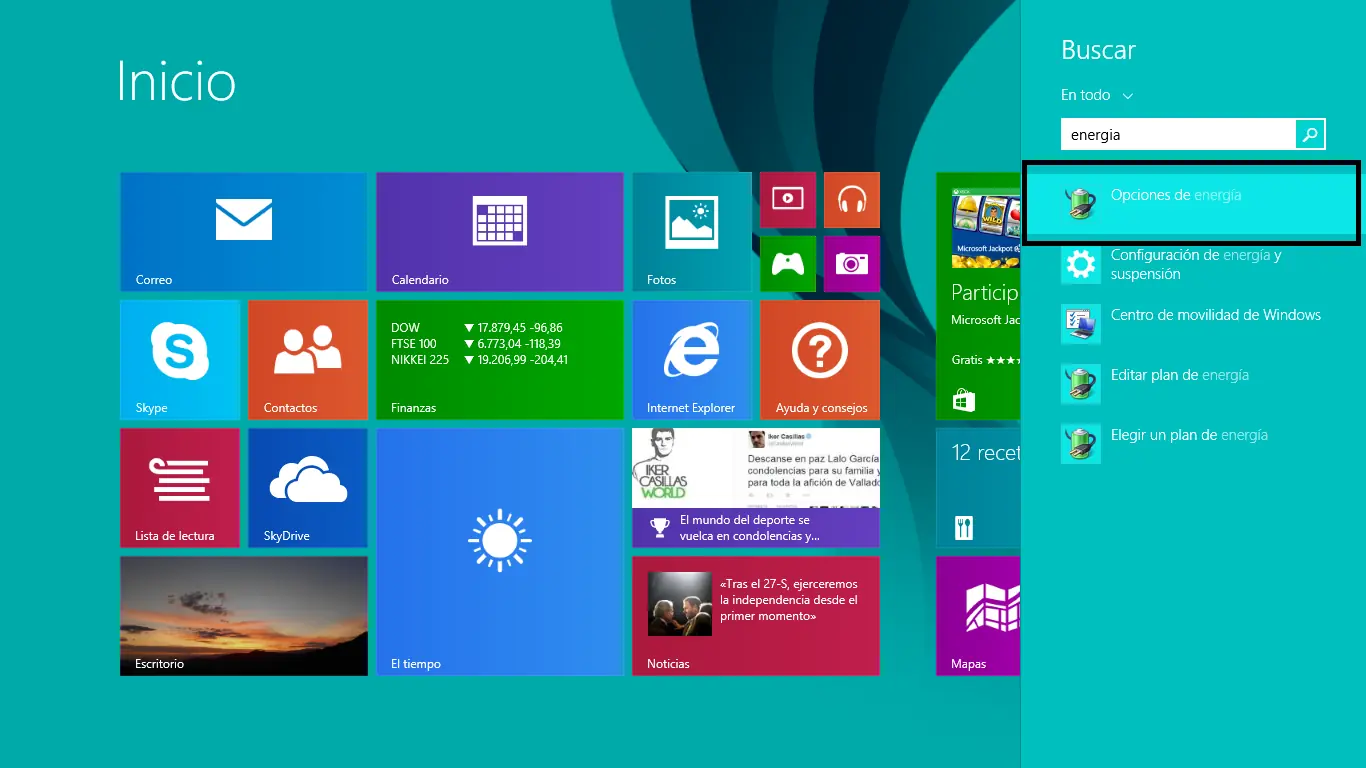 Desactiva fastboot Windows 8 - 8.1