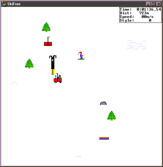 El mejor juego de la historia [Ski Free]
