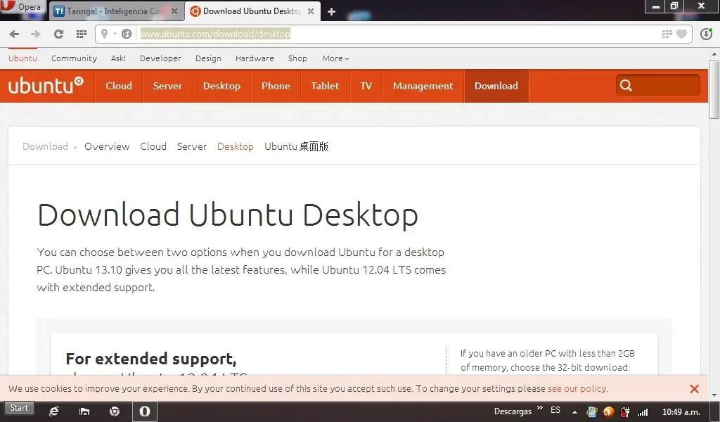 Instalar Ubuntu 13.04 o 13.10 en una tarjeta SDHC