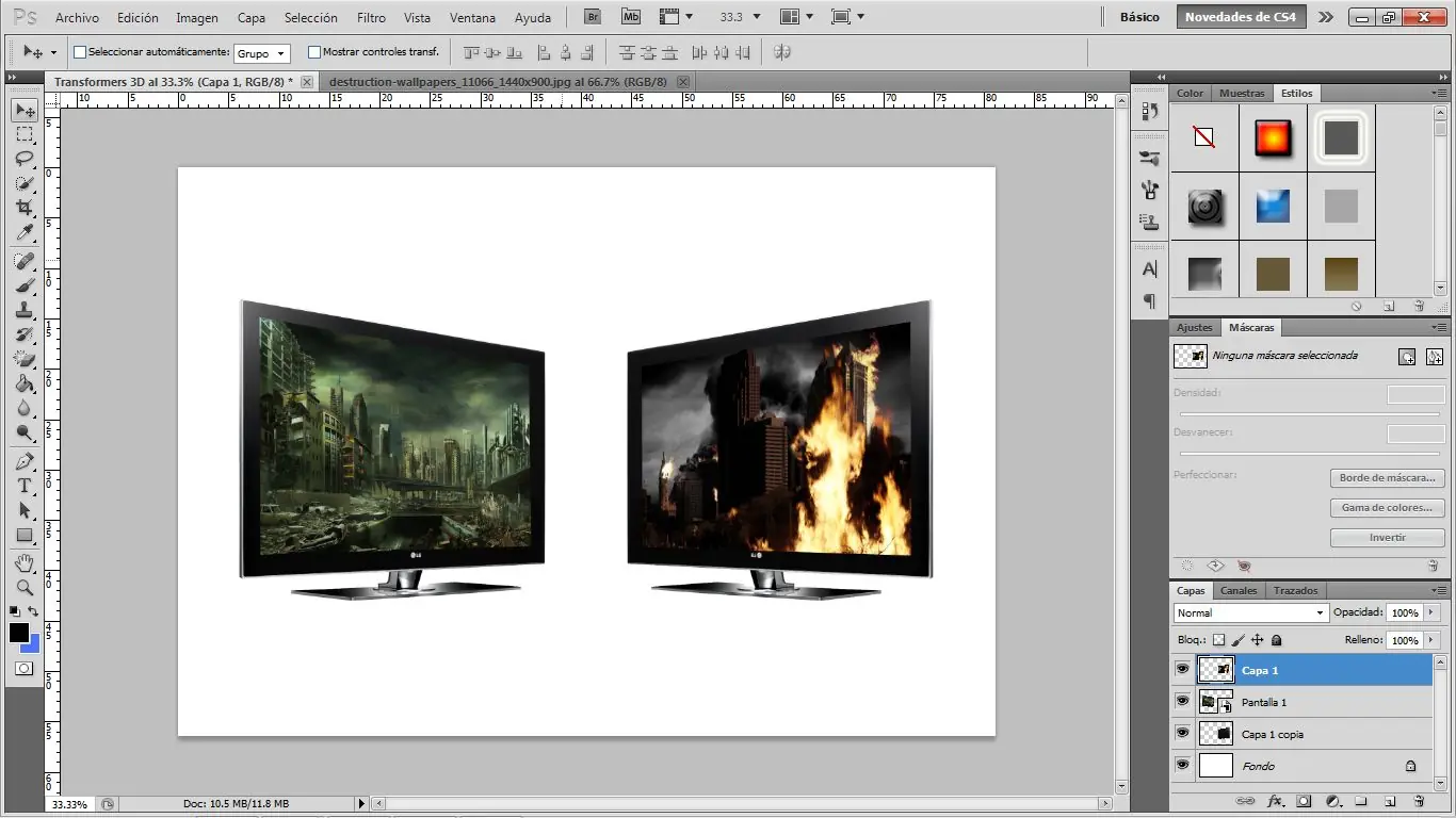 de pantalla