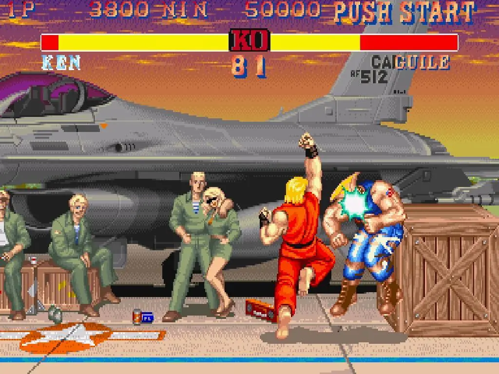 Un Shoryuken de Street Fighter II en la vida real
