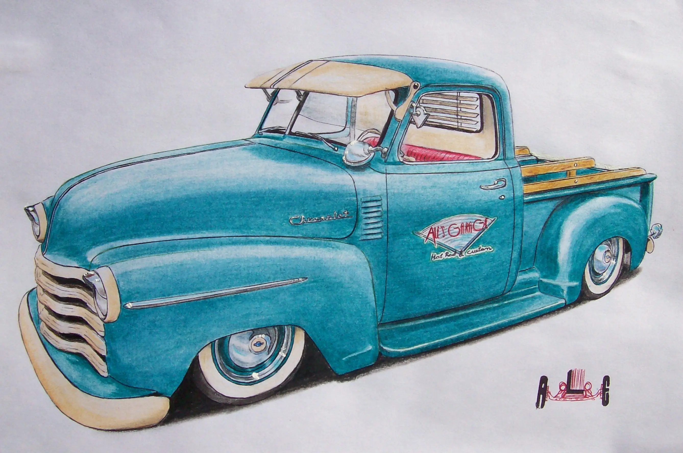 drawings of cars