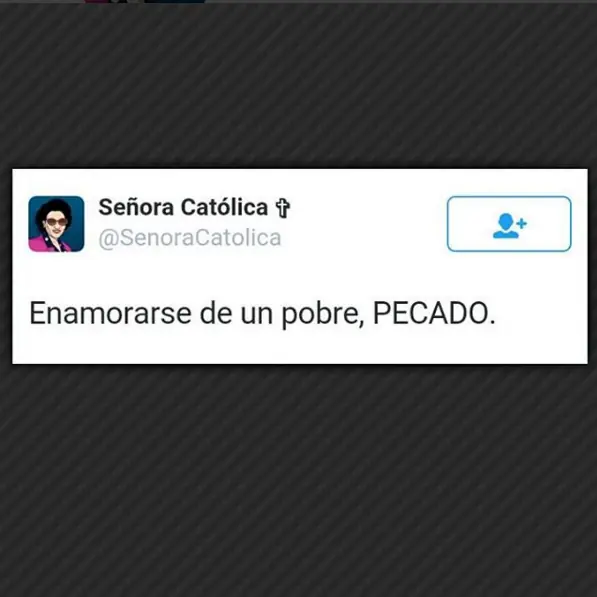 Señora Católica.. Furor en instagram