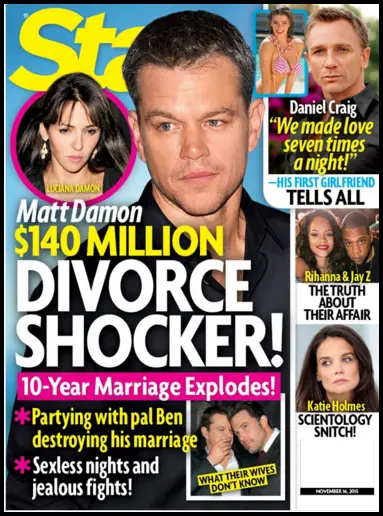 ¿La esposa argentina de Matt Damon quiere el divorcio?