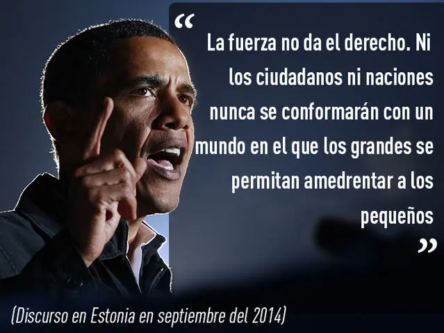 Toda la contradicción de la política de Obama en  tarjetas