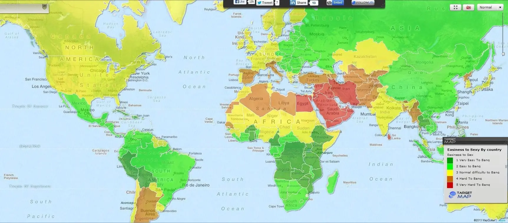 Los 5 Paises donde es mas Dificil Ligar en Latinoamerica