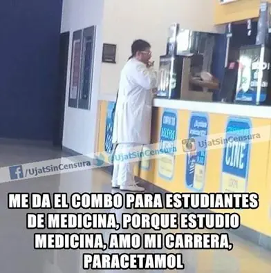 Los estudiantes de medicina no se quitan la bata