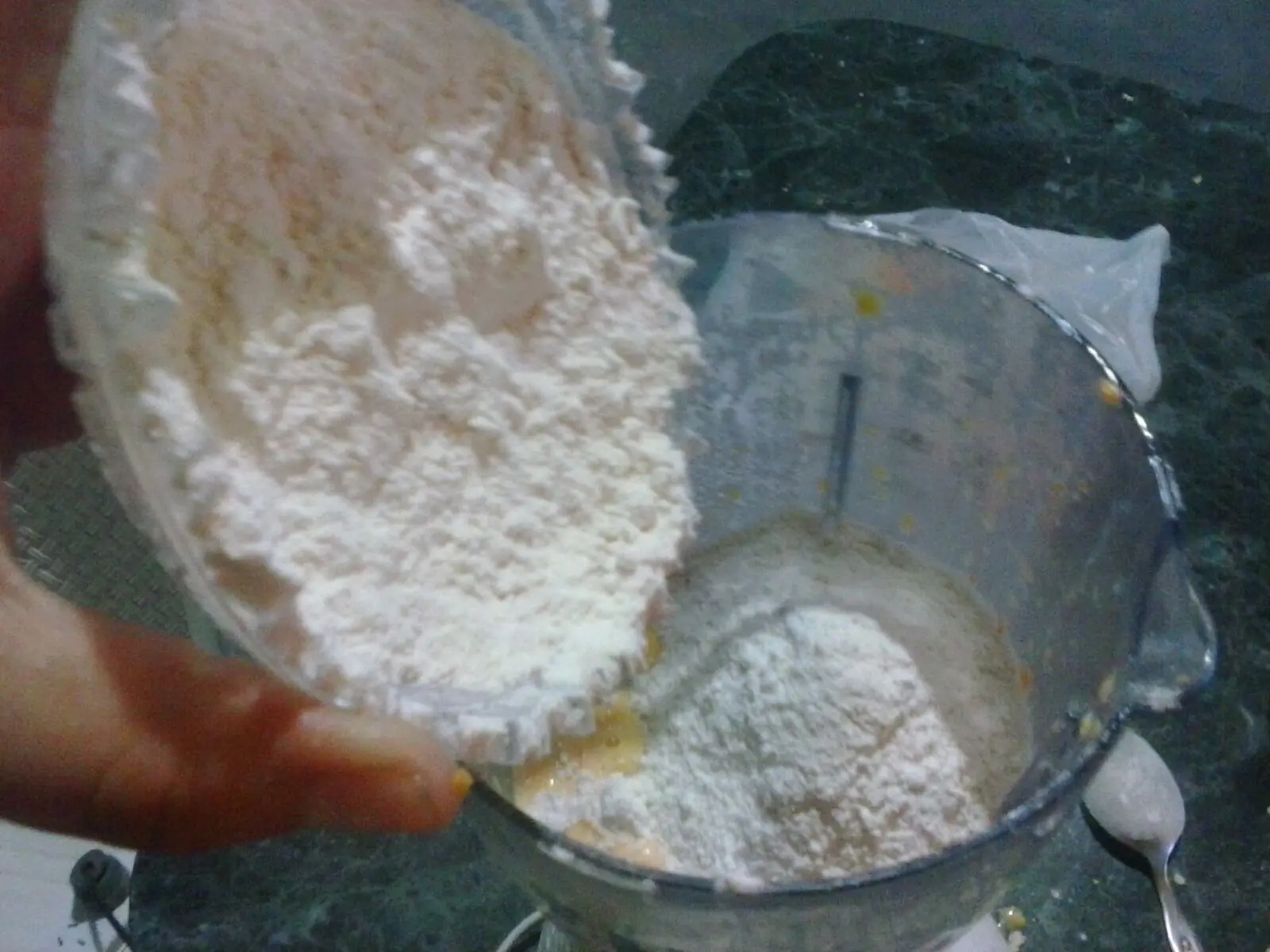 budin hecho en licuadora