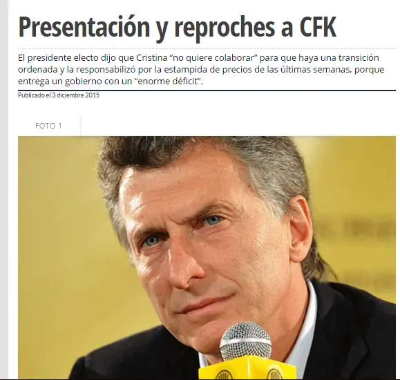 dejar el poder