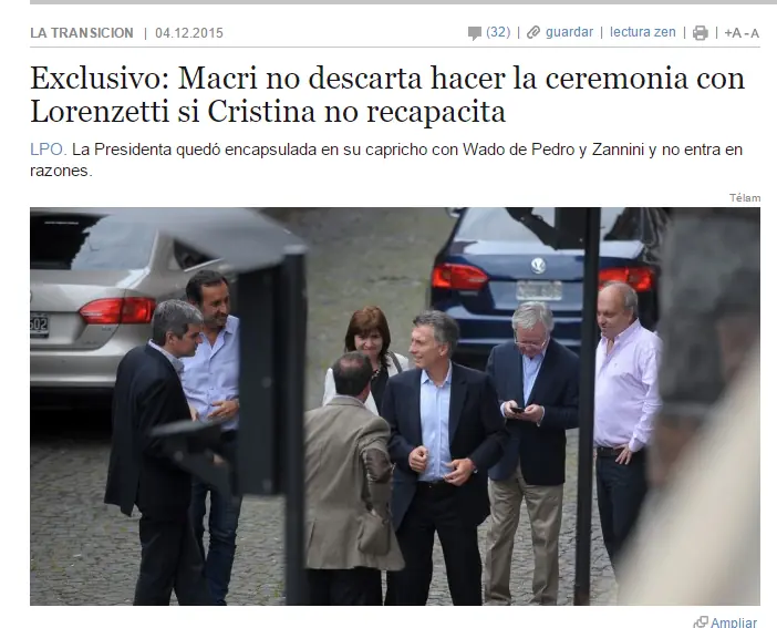 dejar el poder